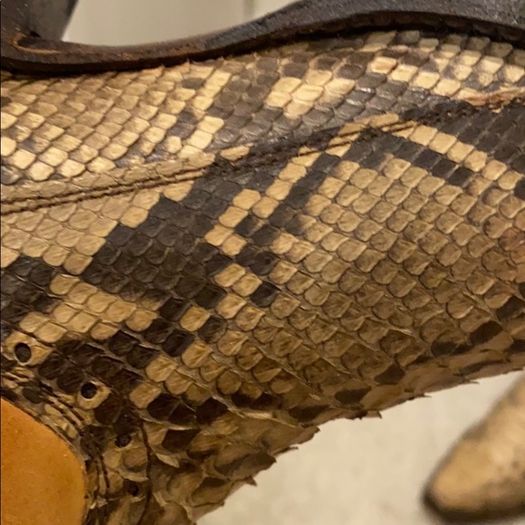 Frye Gen Leather & Python Jennifer Estes Boots - Picture 7 of 7